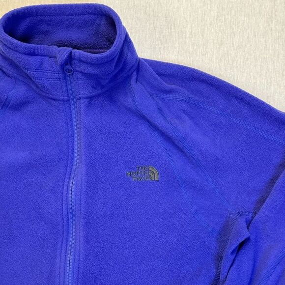 The North Face Women’s Fleece Purple Jacket Sz M - Picture 4 of 9